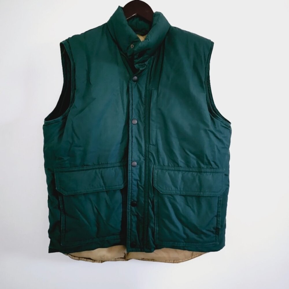 Orvis 1856 Men's Medium Outdoor Cold Weather Down Filler Zip Front Fishing Vest